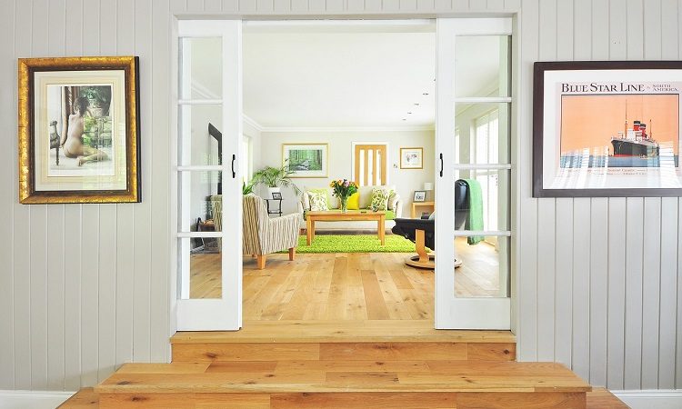 home with wooden furniture