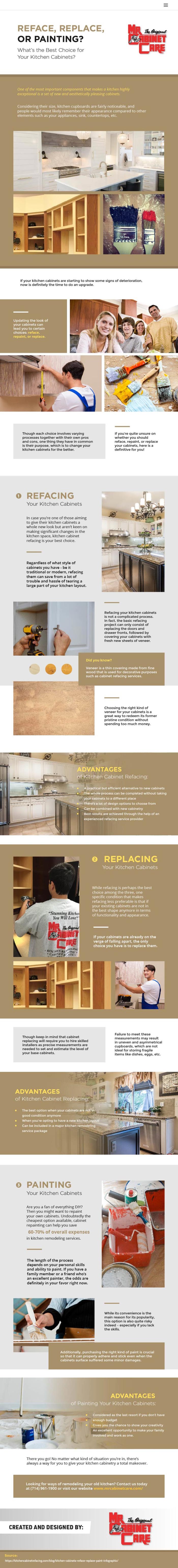 best kitchen cabinets infograpic