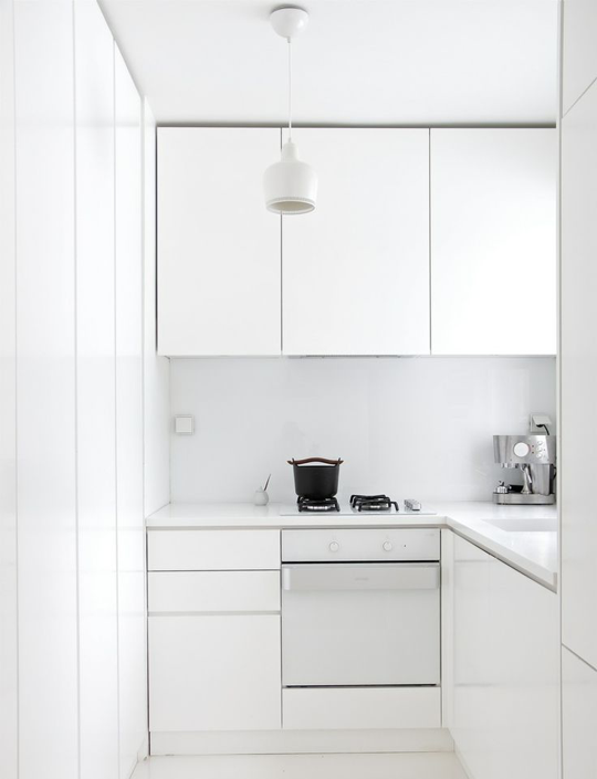 minimalistic compact kitchen