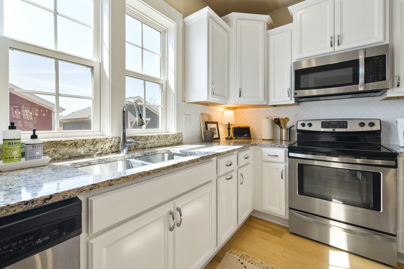 white colour kitchen cabinets