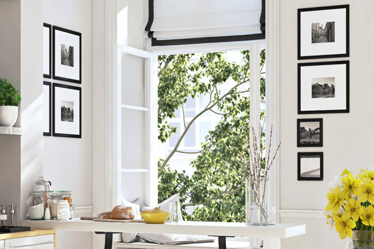 How to Style Roman Shades in Your kitchen?